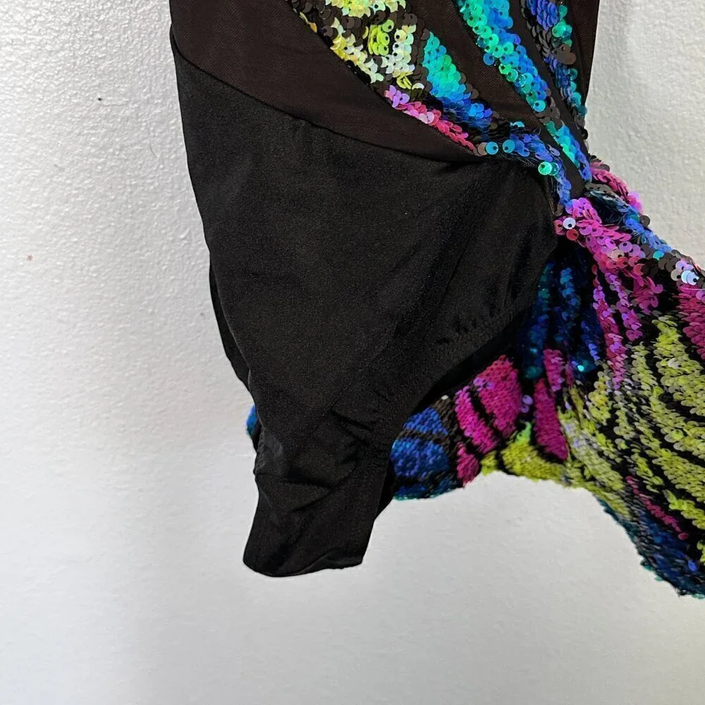 Tenth House Revolution Dancewear Aurora Dance Outfit Leotard Costume Medium - Picture 2 of 6